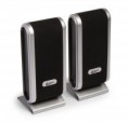 Caixa de Som USB Silver / Black 